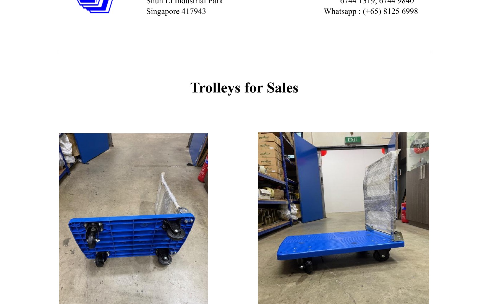 Platform Trolley on Sale